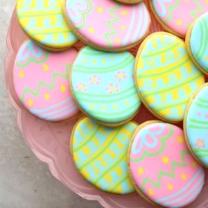Easter egg cookies